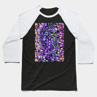 GIRAFFE Spots Abstract Baseball T-Shirt